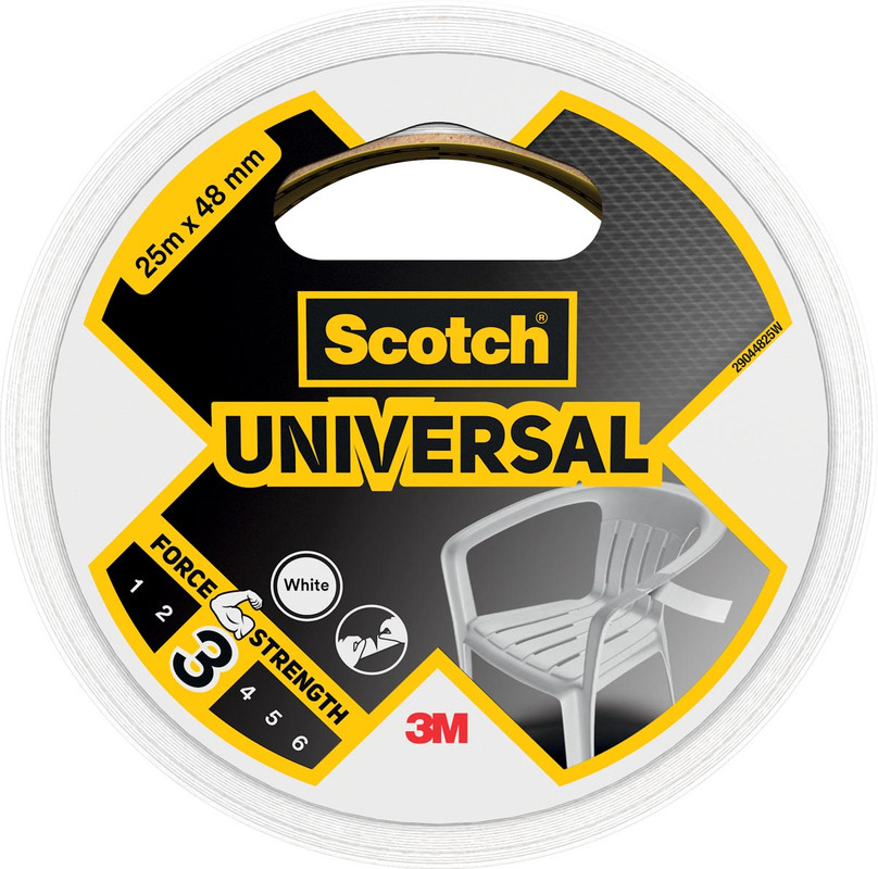 Duct tape Scotch Universal 48mmx25m wit