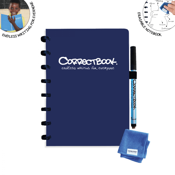 Schrift Correctbook Original A5 blanco 40blz donkerblauw