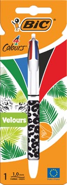 Balpen Bic 4 Colours Verlours blister