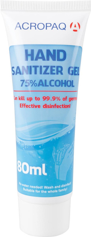 Alcoholgel Acropaq 75% 80ml