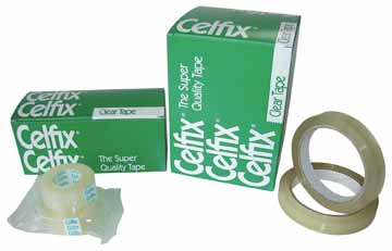 Plakband Celfix PP 12mm x 33m voor kleine afroller