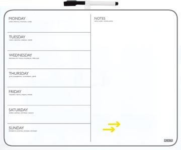 Weekplanner Desq magnetisch 40x50cm