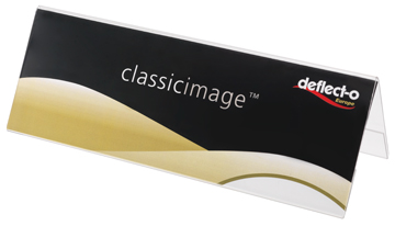 Tafelnaambord Deflecto Classic A4  kunststof