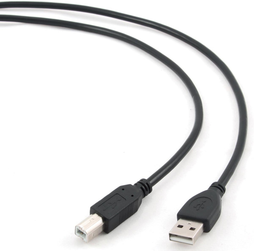 Kabel Cablexpert USB 2.0 A-stekker/B-stekker 1,8m zwart