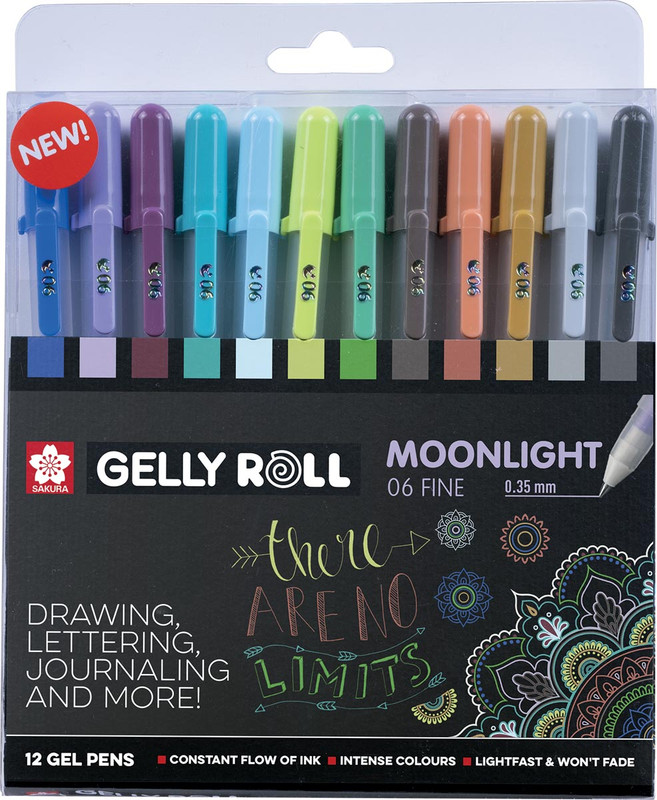 Roller Sakura Gelly Roll Moonlight assorti (12)