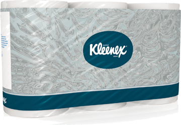 Toiletpapier Kleenex 3-laags wit (6)