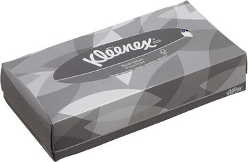 Zakdoekdoos Kleenex 2-laags 100stuks wit