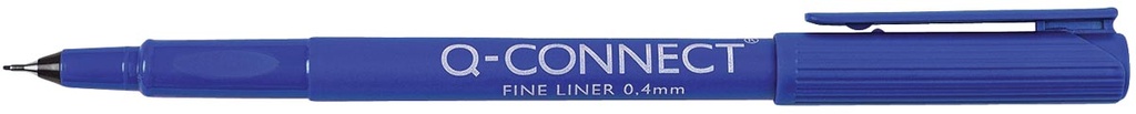 Fineliner Q-Connect 0,4mm blauw (961080)