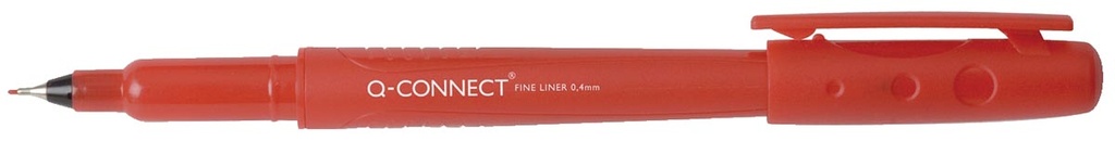 Fineliner Q-Connect 0,4mm rood (961086)