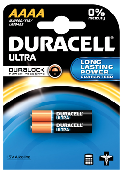 Batterij Duracell Ultra AAAA (2)