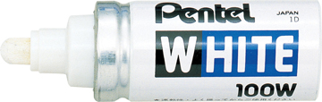 Paintmarker Pentel White ronde punt 4mm wit