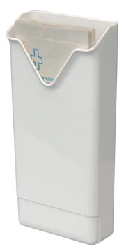 Dispenser Europroducts voor hygiënezakjes 290x135x60mm wit 