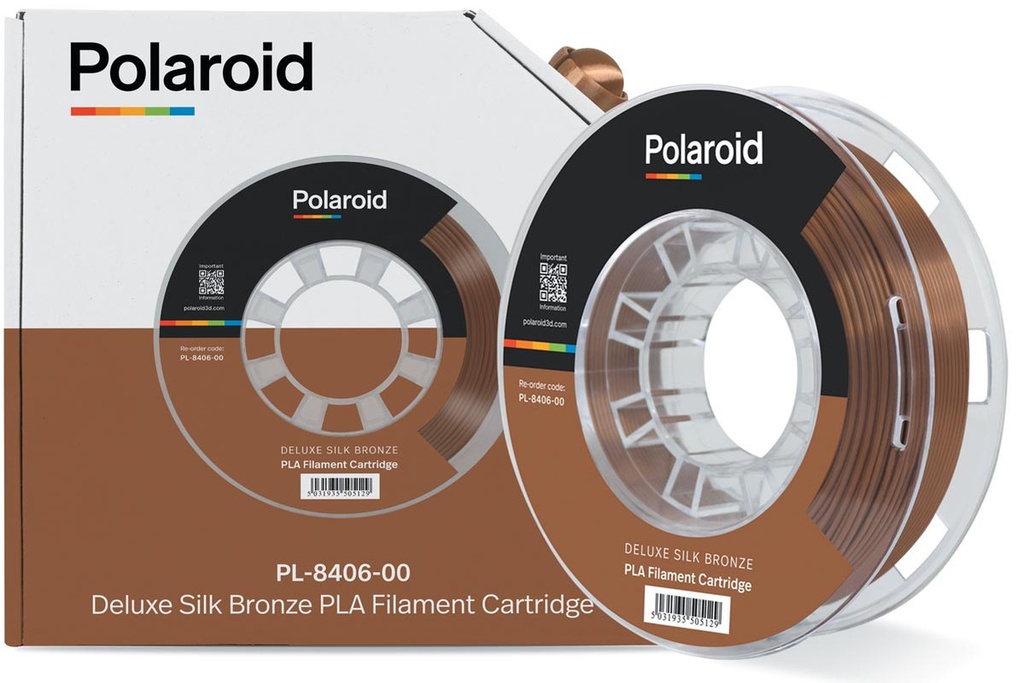 Filament Polaroid 3D Universal Deluxe Silk PLA 250g bruin