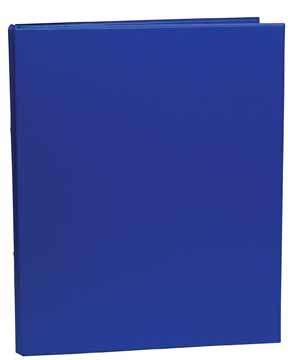 Ringmap Aurora PVC A4 2 O-ringen 25mm rug 4cm blauw