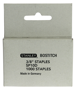 Nietjes Bostitch SP10D verzinkt 10mm (1000)