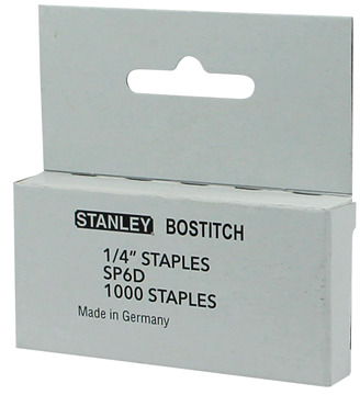 Nietjes Bostitch SP6D verzinkt 6mm (1000)