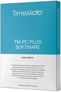 Software Safescan TimeMoto Pc Plus voor tijdsregistratiesystemen vanaf 25 personen