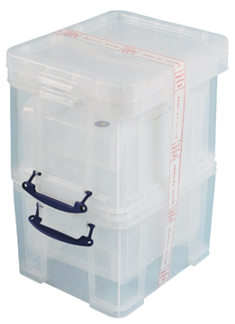 Opbergdoos Really Useful Box 35l transparant (3)