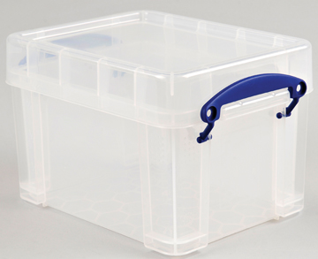 Opbergdoos Really Useful Box 3l transparant