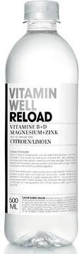 Vitaminewater Vitamin Well Lemon & Lime fles 0,5l (12)