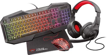 Gaming set 4-in-1 Trust qwerty GXT 1180RW