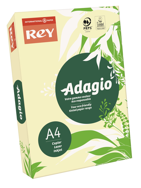 Adagio DIN A4 80gr crème (500) - 70% PEFC Certified