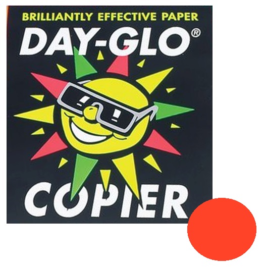 Day-glo DIN A3 100gr fluo rood (250)