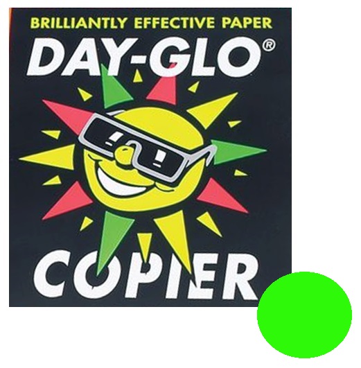 Day-glo DIN A4 100gr fluo groen (100)