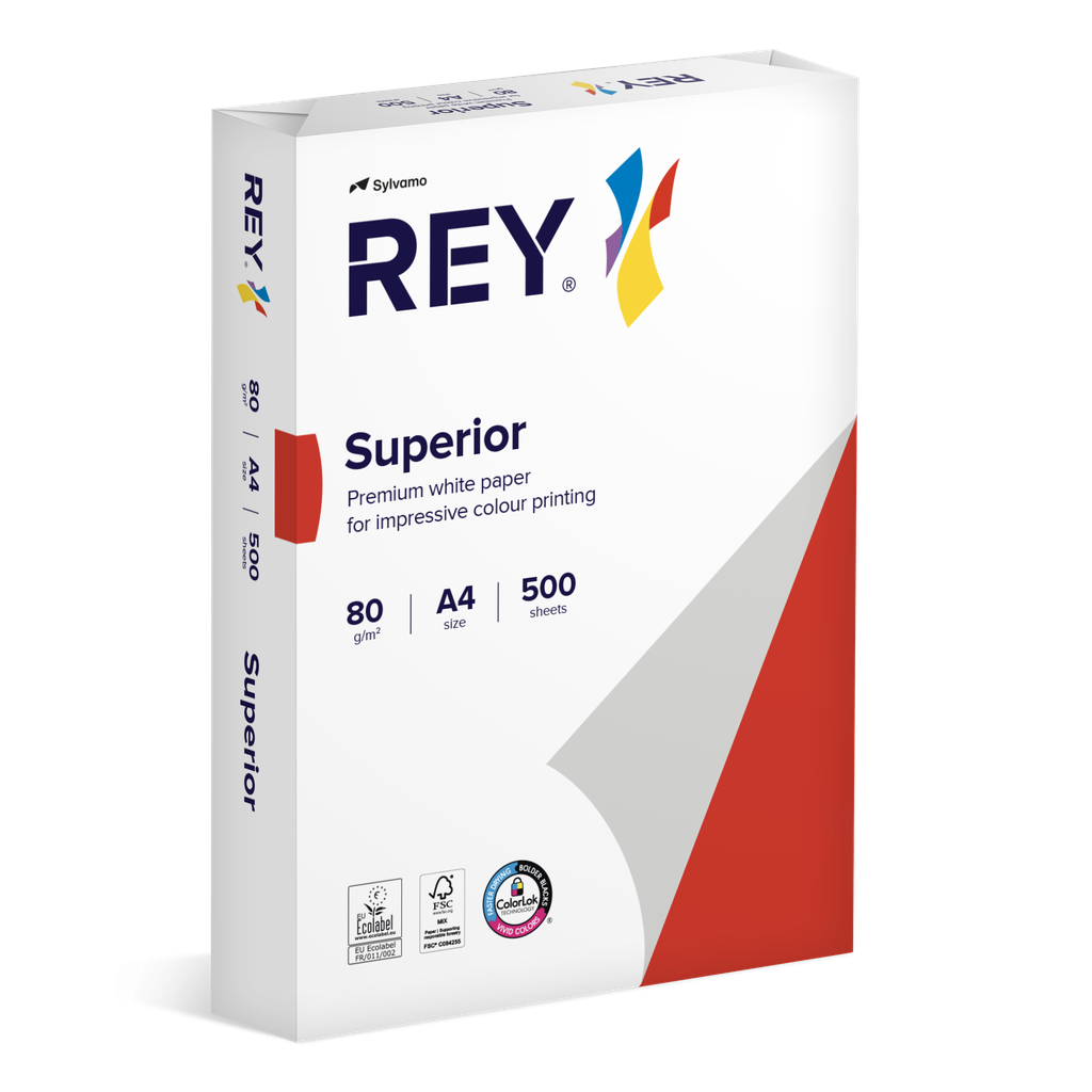 Rey superior paper DIN A4 80gr wit (500) - FSC Mix Credit