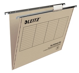 [ESS-17470085] Hangmap Leitz Ultimate File karton folio 365mm V-bodem voor lade grijs (25)