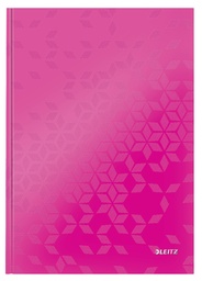 [ESS-46251023] Notitieboek Leitz WOW harde kaft A4 gelijnd 160blz roze metallic