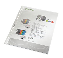 [ESS-47900000] Showtas Leitz Premium PP A4 85 micron 11-gaats gekorreld transparant (100)