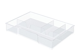 [ESS-52150002] Opbergtray Leitz voor ladenblok WOW 4 vakken transparant (5215002)