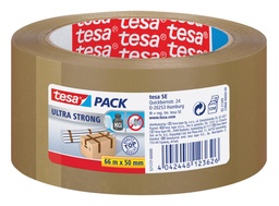 [TES-4124HAVANA] Verpakkingstape Tesa PVC 4124 Ultra Strong 50mm x 66m havana (412450M)