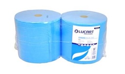 [OND-LUC01] Poetsrol Lucart 3-laags 25cmx252m blauw (2)