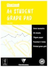 [EXA-J424BZ] Isometrisch milimeterpapier Clairefontaine Goldgraph A4 70g