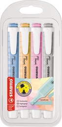 [TIM-275402] Markeerstift Stabilo Swing Cool Etui 4 STUKS Pastel Assorti