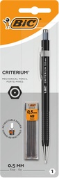 [TIM-503460] Vulpotlood BIC Criterium 0,5mm 1 stuk + 12 vullingen Zwart