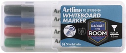 [TIM-602303] Whiteboardmarker Artline Supreme 1,5mm etui van 4 STUKS Assorti