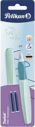 [TIM-814867] Vulpen Pelikan Twist Blister + 2 navullingen Neo Mint (groen)