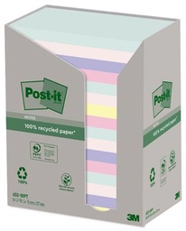 [TIM-655RPT] Memoblok Post-it recycled nature 76 x 127 mm 100 vellen assorti ( 16)