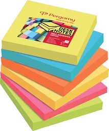 [TIM-900905] Z-notes Pergamy 76x76mm assorti (6)