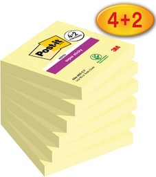 [TIM-259321] Memoblok Post-it Super Sticky Canary Yellow 76 x 76 mm 90 vel geel (6)