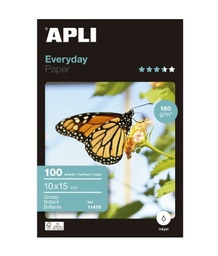 [KAN-11476] Fotopapier Apli everyday 10x15cm 180gr inkjet (100)