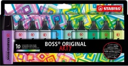 [TIM-7010220] Markeerstift Stabilo Boss Arty assorti (10)