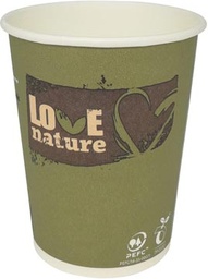 [TIM-09JEY67] Drinkbeker uit karton Love Nature 200 ml (50)