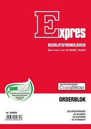 [TIM-30220] Orderblok Sigel Expres A5 Nederlandstalig Dupli 50 x 2 vel