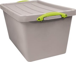 [TIM-UB56R] Opbergdoos Really Useful Box Recycled 56l Nestbaar Grijs