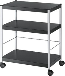 [TIM-DP3M01] Universele mobiele trolley Paperflow Medium Zwart