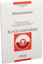 [TIM-S857403] Markerpapier Schoellershammer A3 75g/m² 75 vel